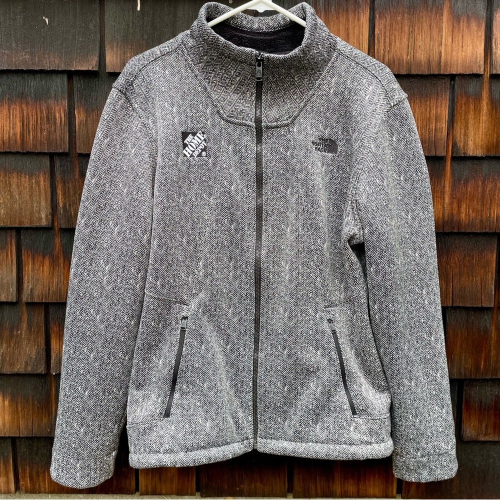 The North Face Black & White Houndstooth Women's Jacket XL